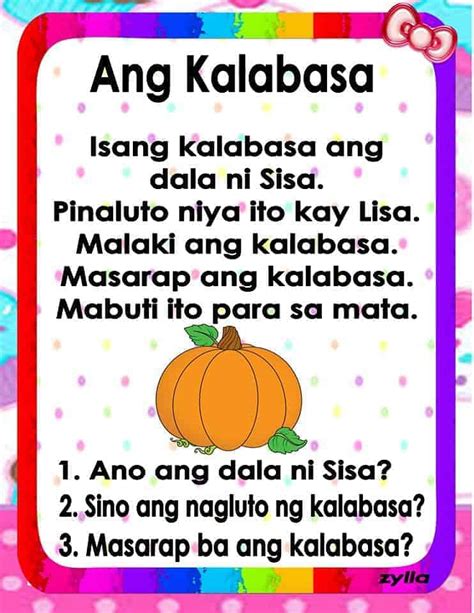 short story in tagalog version.
